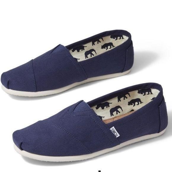 Toms Other - Toms Navy Canvas Men’s Classic Slip on Shoes